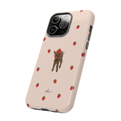 Strawberry Fawn iPhone Case
