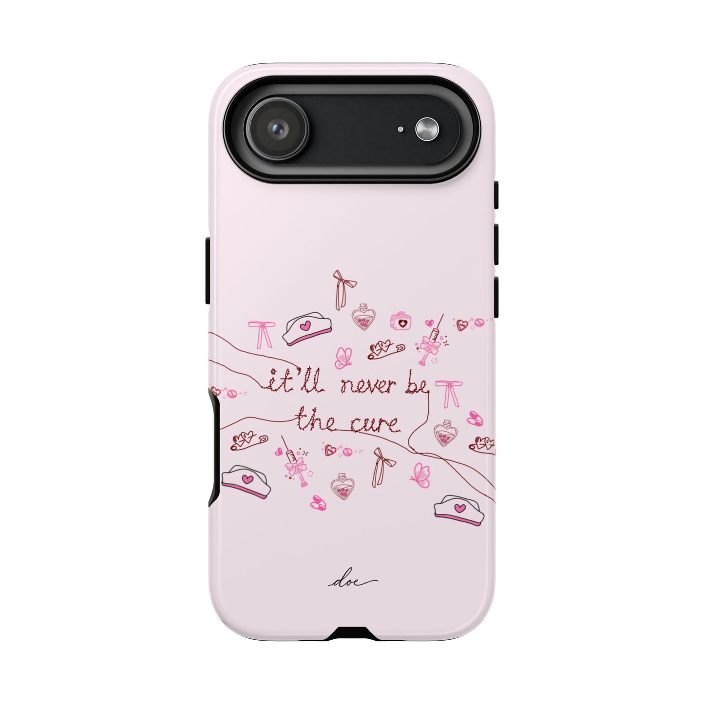 Never The Cure iPhone Case