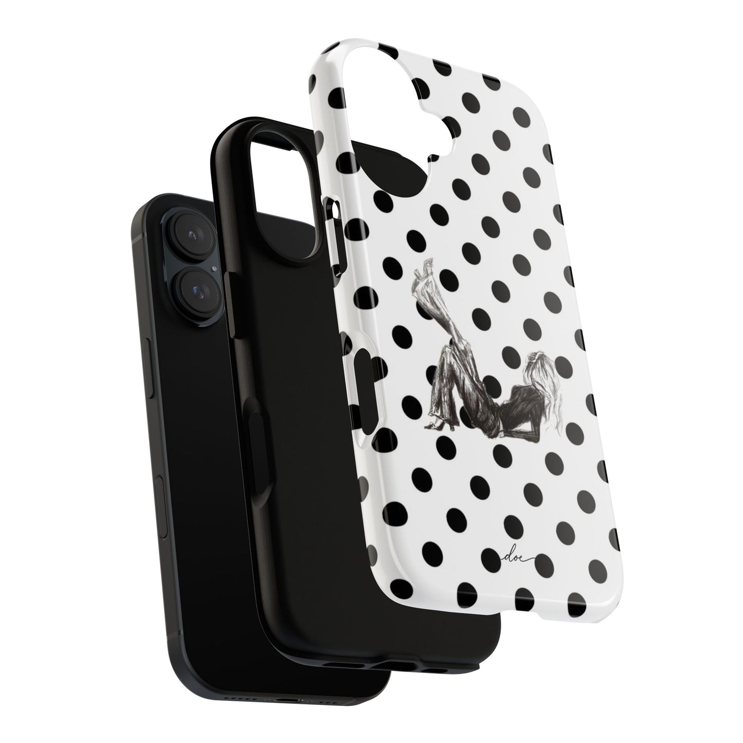 Polka Vouge Club iPhone Case