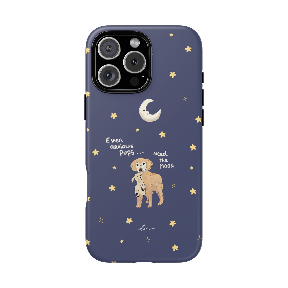 Anxious Pup iPhone Case