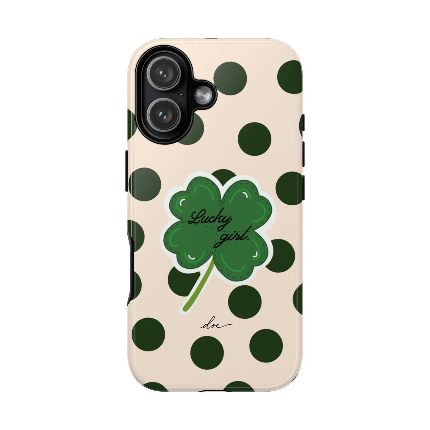 Lucky Girl iPhone Case