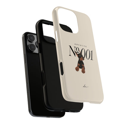 Doberman 001 iPhone Case