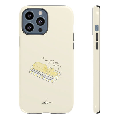 Butter Yellow iPhone Case
