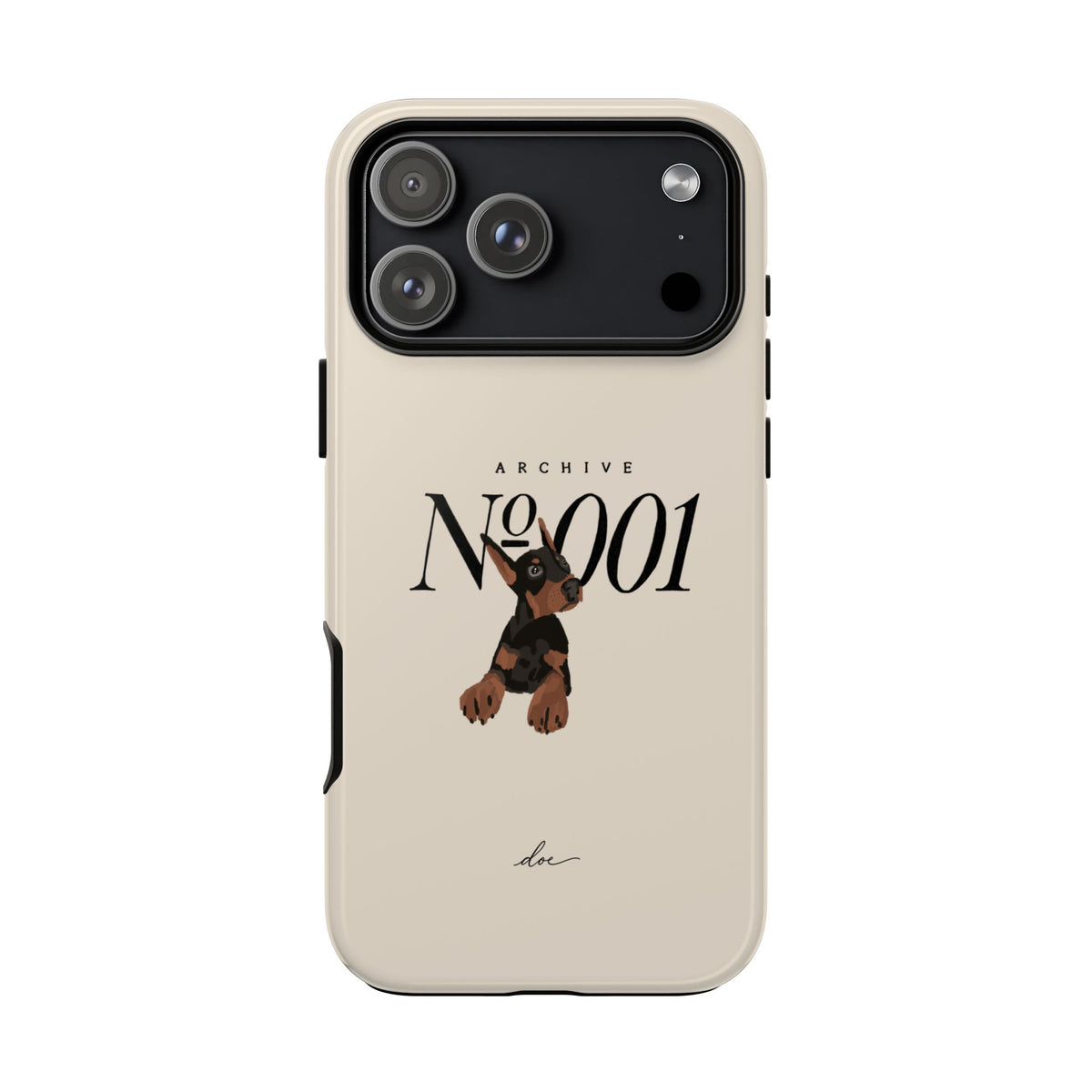 Doberman 001 iPhone Case