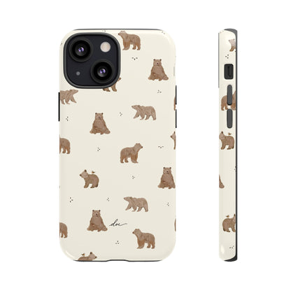 Brown Bears iPhone Case