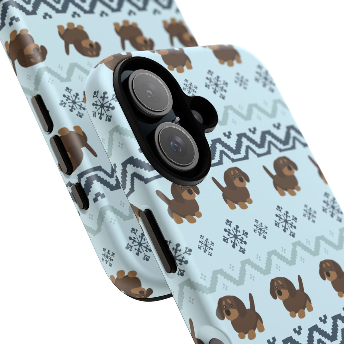 Christmas Dachshunds iPhone Case