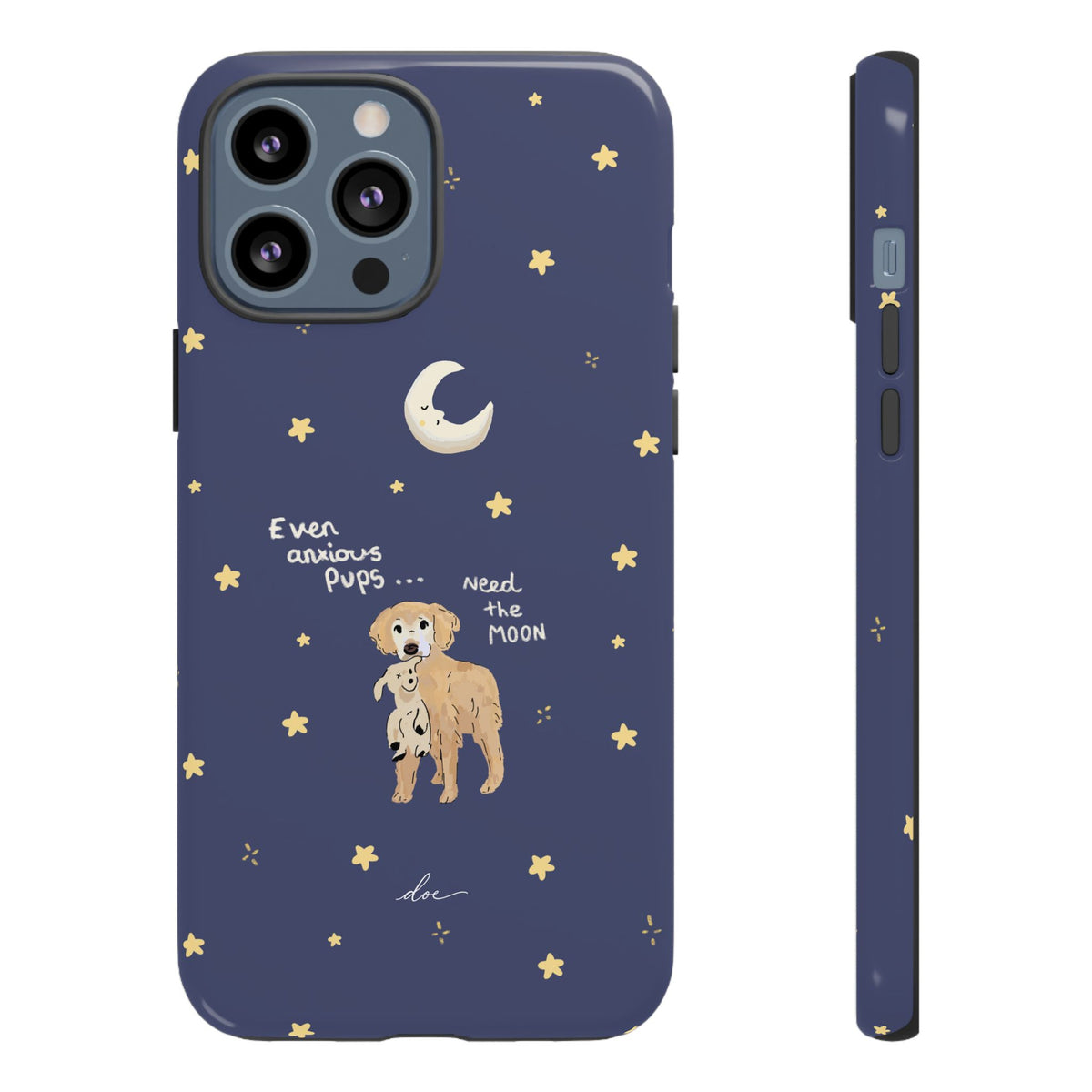 Anxious Pup iPhone Case