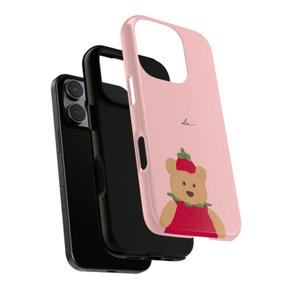 Strawberry Bear iPhone Case