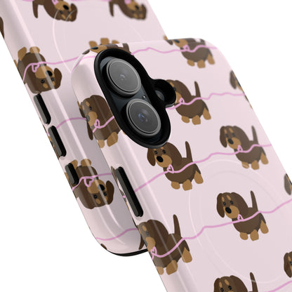 Pink Dachshunds Magsafe Case
