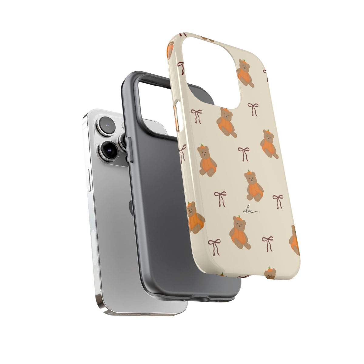 Pumpkin Bows iPhone Case