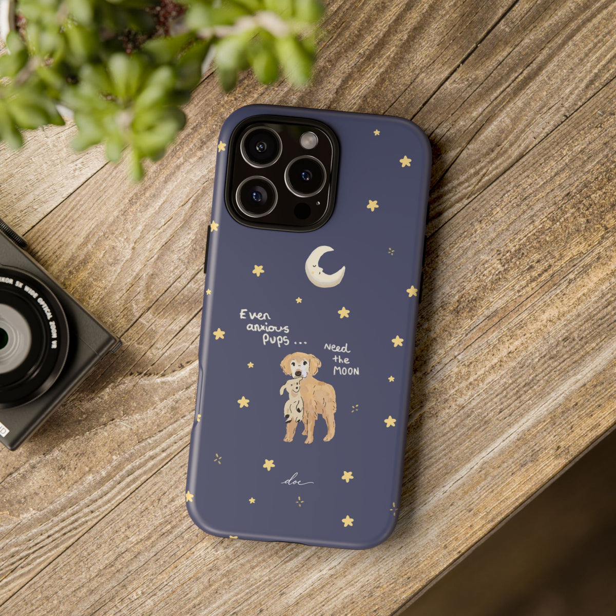 Anxious Pup iPhone Case