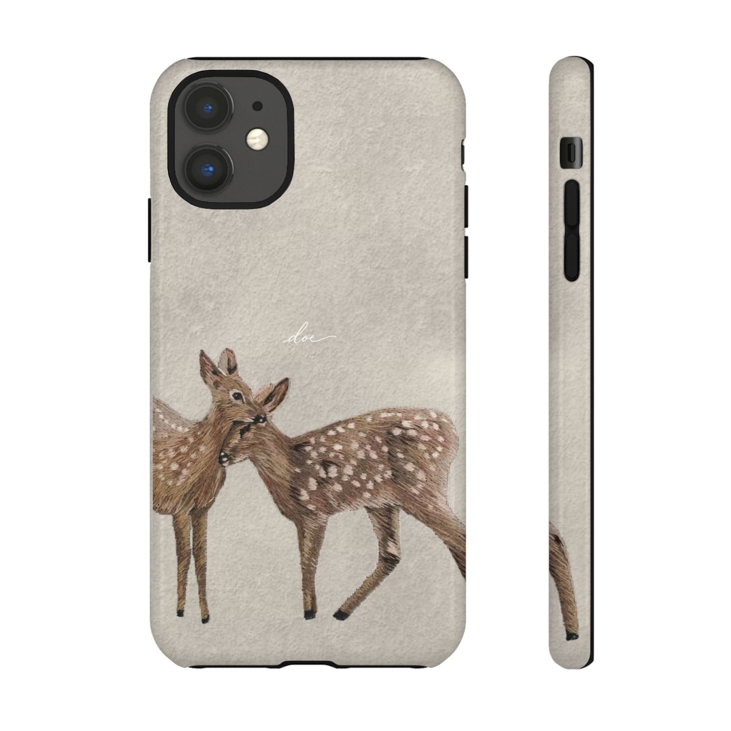 Deer Duo iPhone Case