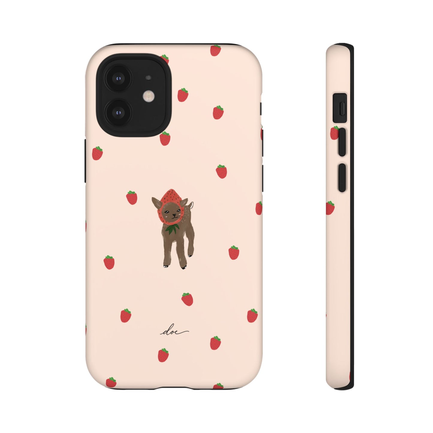 Strawberry Fawn iPhone Case