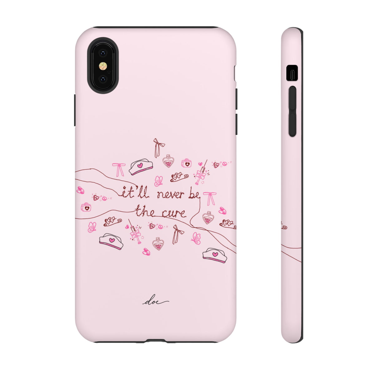 Never The Cure iPhone Case