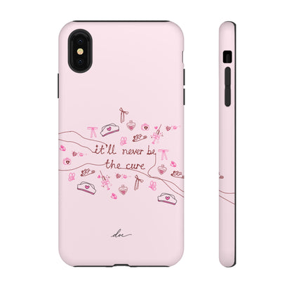 Never The Cure iPhone Case