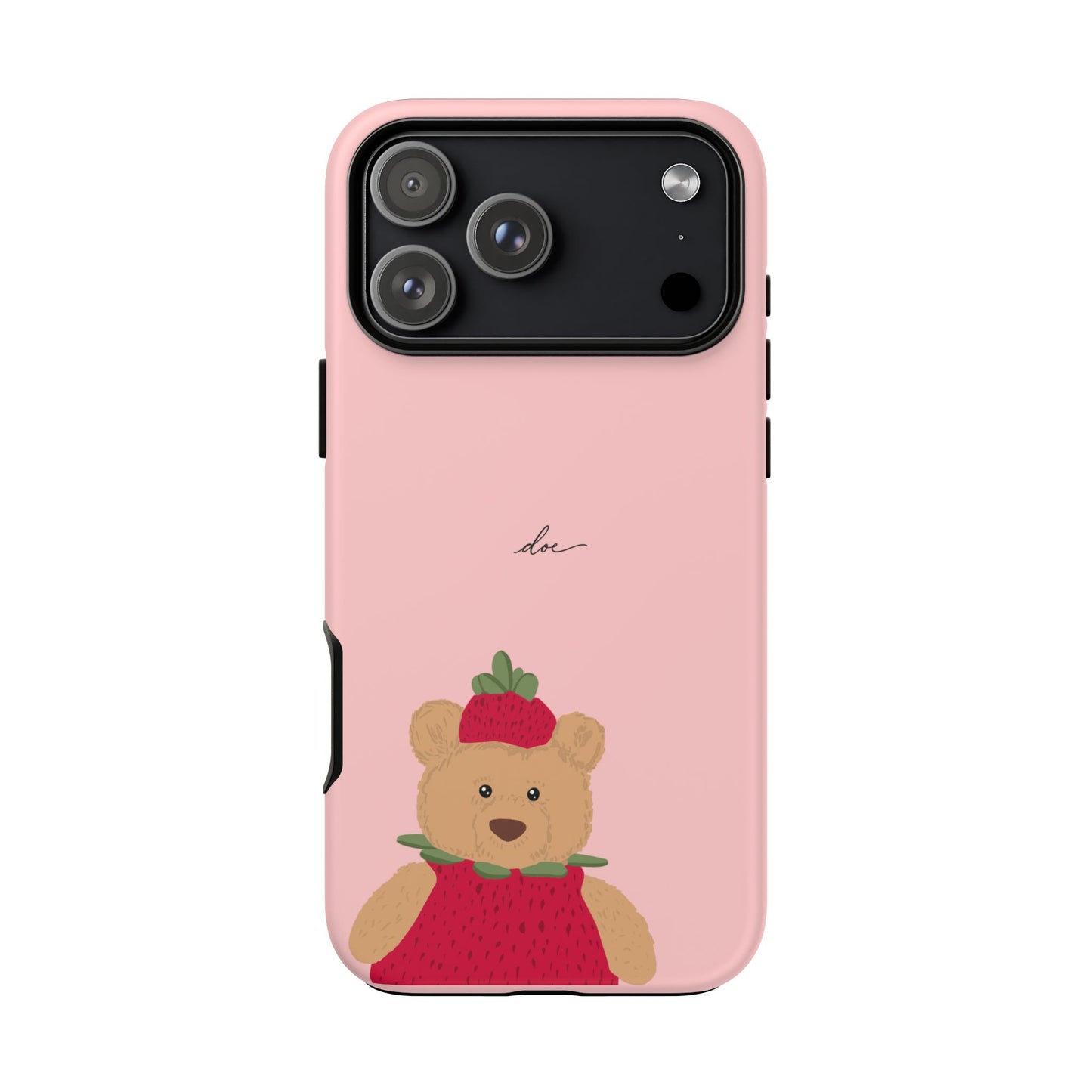 Strawberry Bear iPhone Case