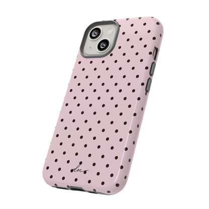 Pink Polka Dot iPhone Case