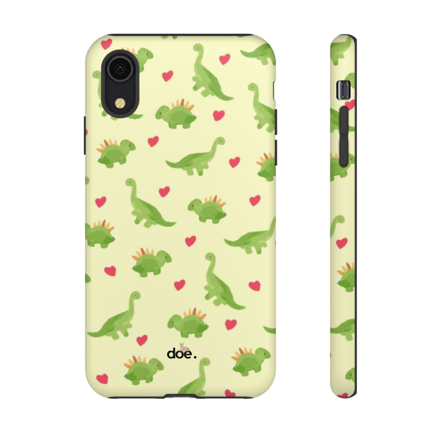 Dino Doodles iPhone Case