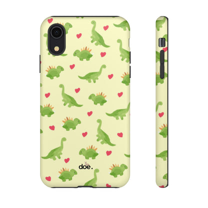 Dino Doodles iPhone Case