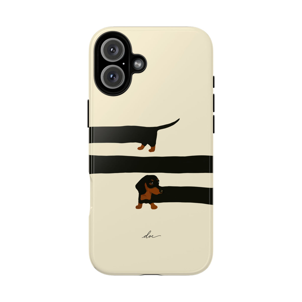 Stretchy The Dachshund iPhone Case
