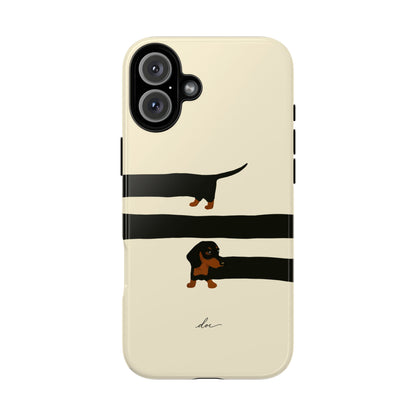 Stretchy The Dachshund iPhone Case
