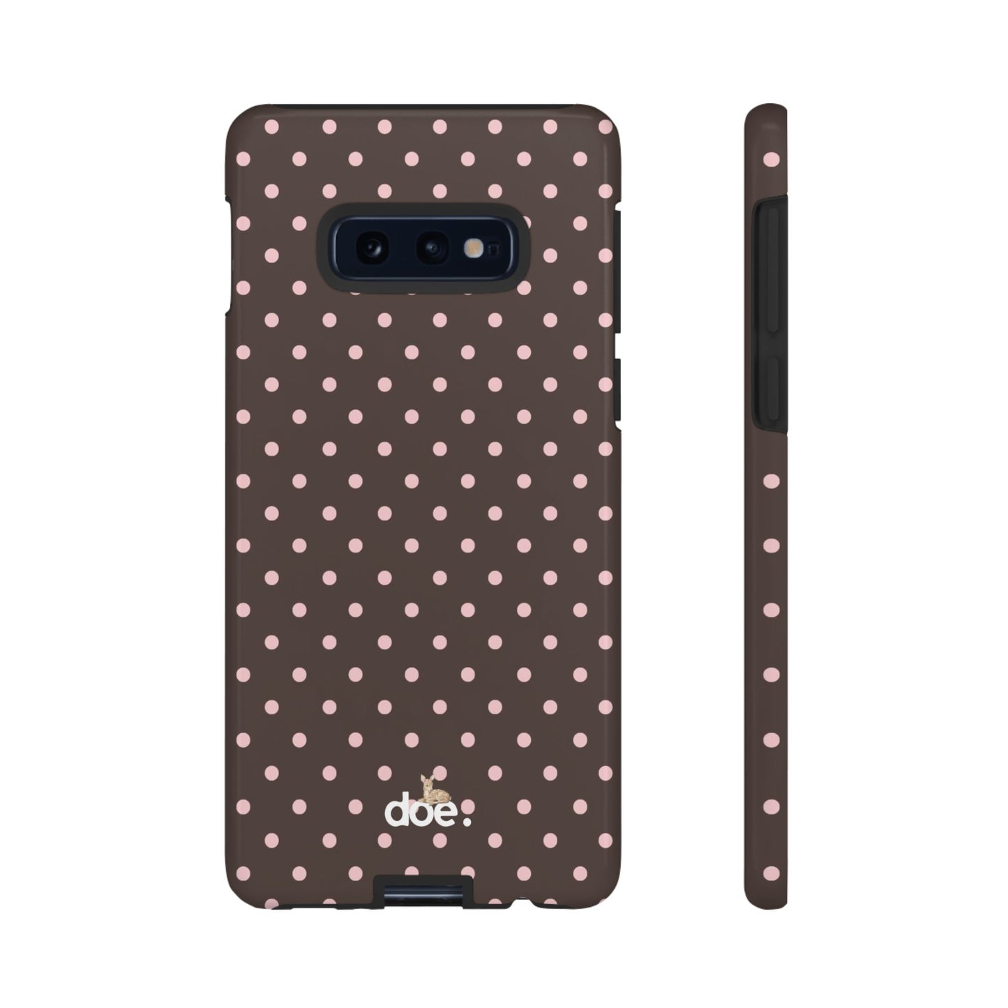 Brown Polka Dot Samsung Case