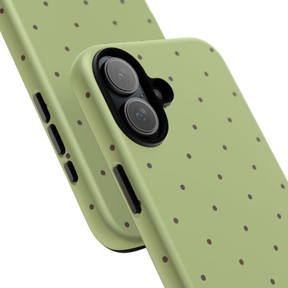 Polka Greens iPhone Case