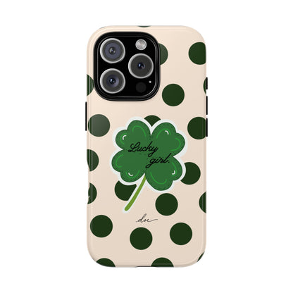 Lucky Girl iPhone Case