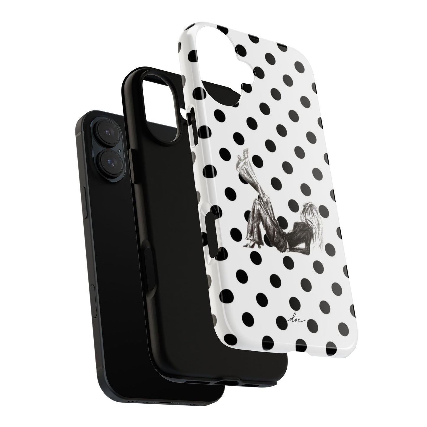 Polka Vouge Club iPhone Case