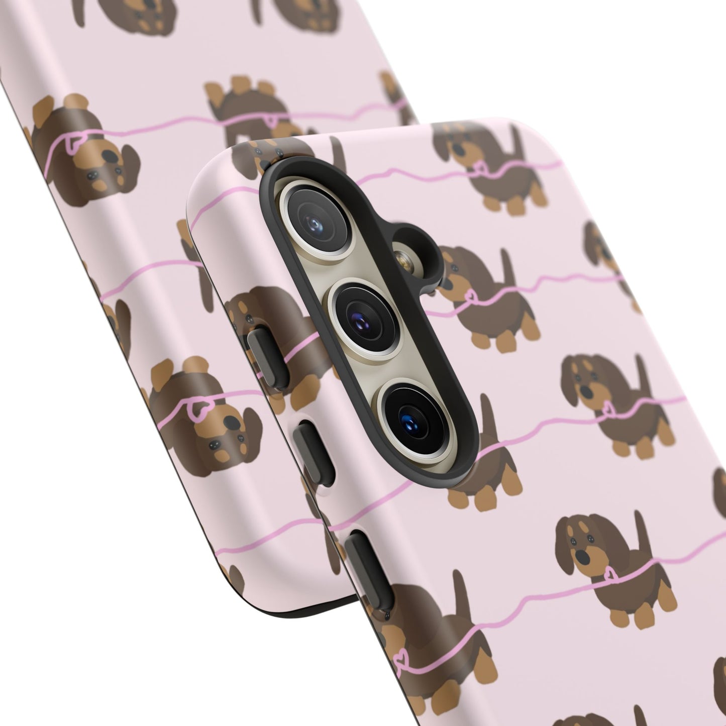 Pink Dachshund Samsung Case