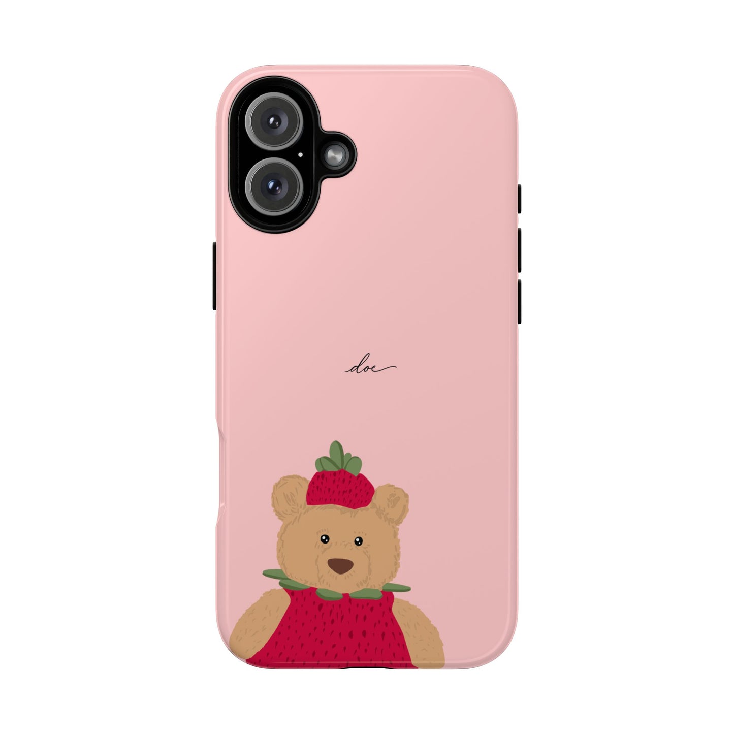 Strawberry Bear iPhone Case