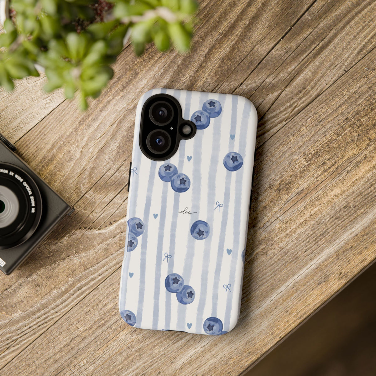 Blueberries iPhone Case