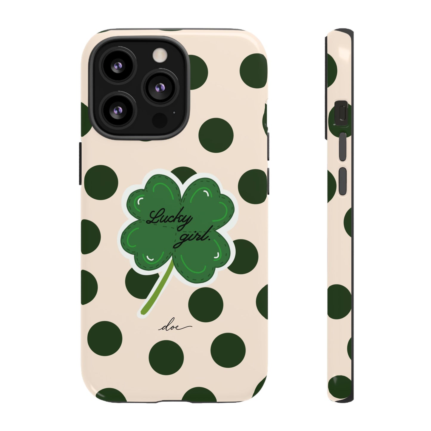 Lucky Girl iPhone Case