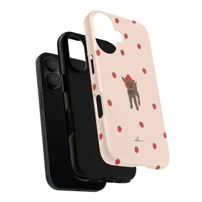 Strawberry Fawn iPhone Case