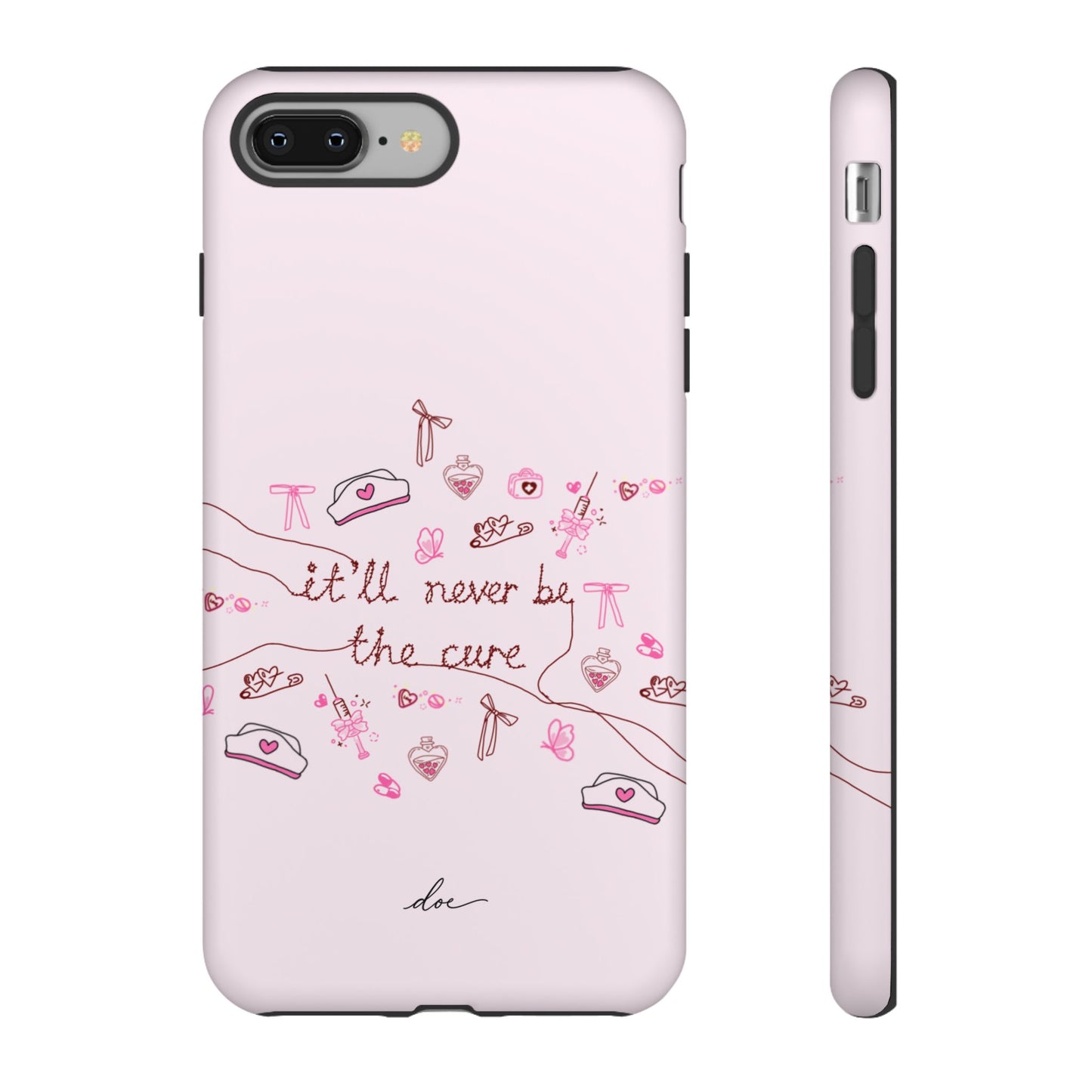 Never The Cure iPhone Case