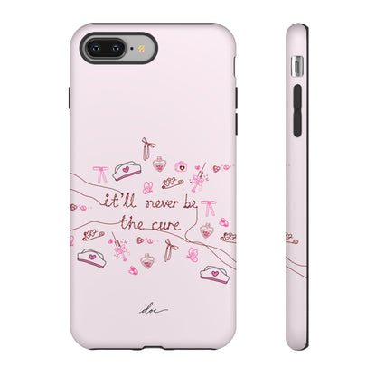 Never The Cure iPhone Case