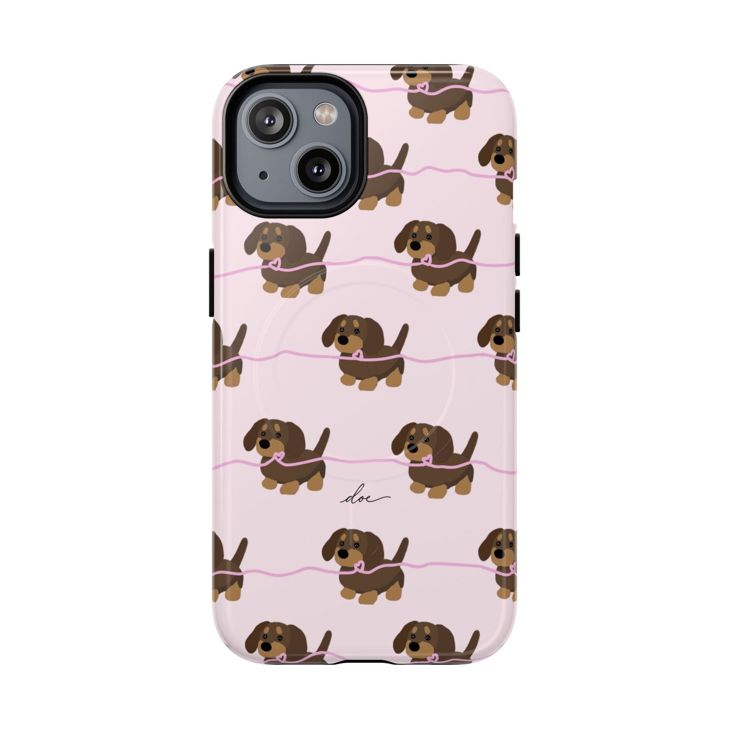 Pink Dachshunds Magsafe Case
