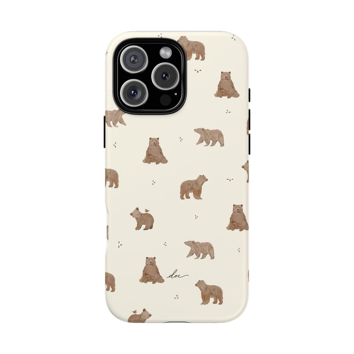 Brown Bears iPhone Case