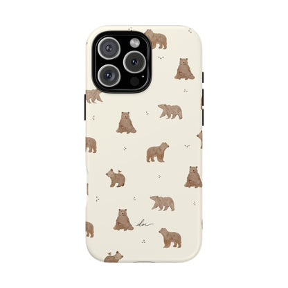 Brown Bears iPhone Case