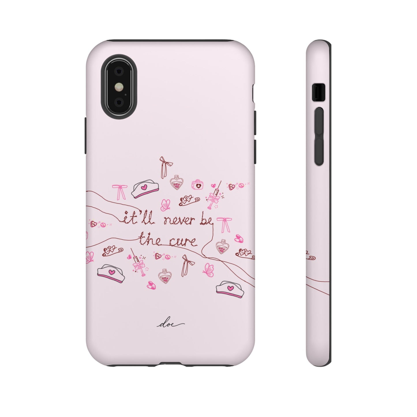 Never The Cure iPhone Case
