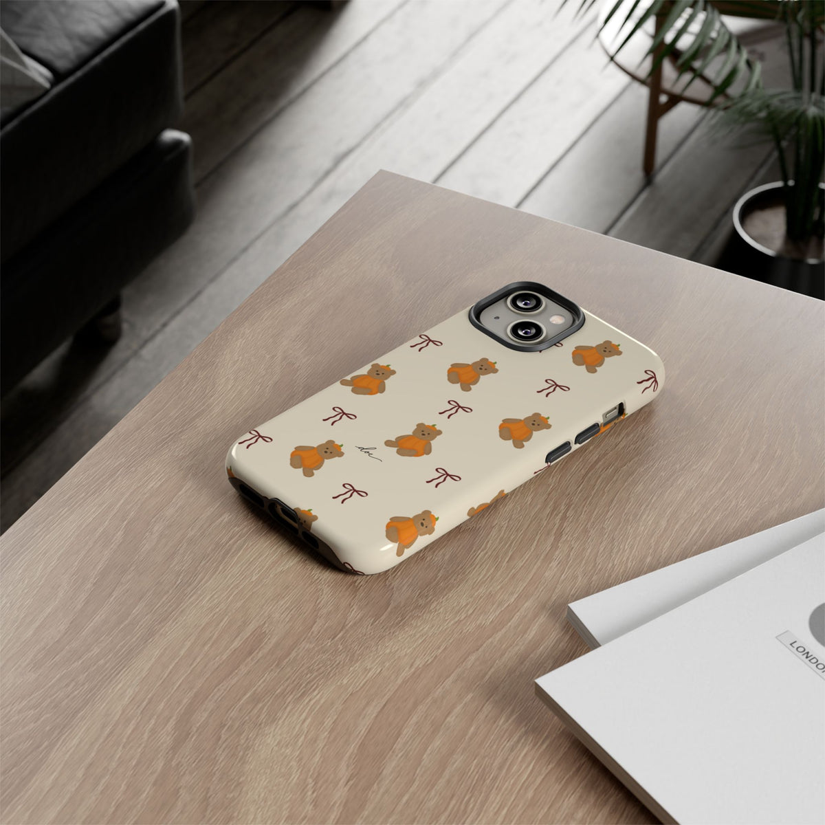 Pumpkin Bows iPhone Case