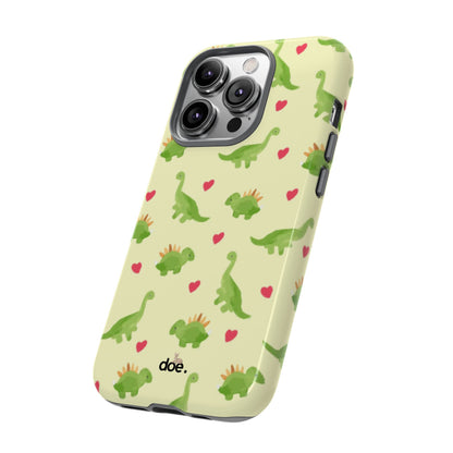Dino Doodles iPhone Case