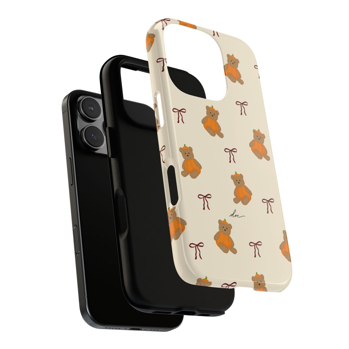 Pumpkin Bows iPhone Case