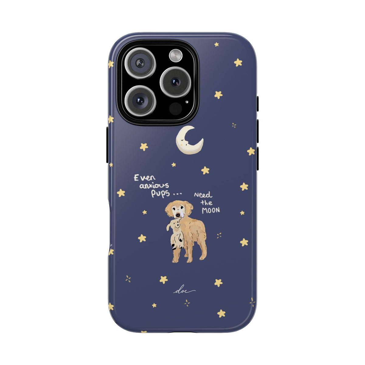 Anxious Pup iPhone Case