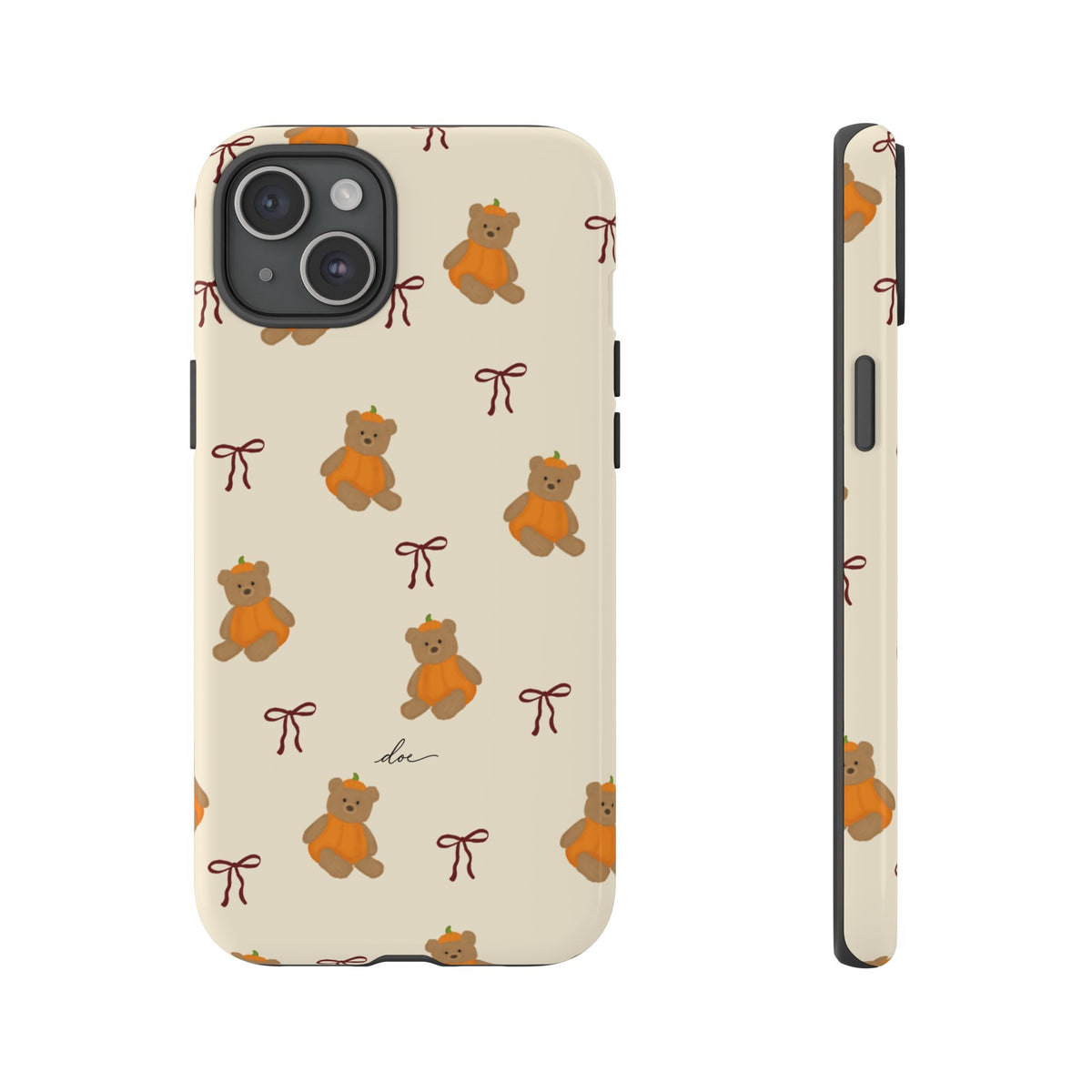 Pumpkin Bows iPhone Case