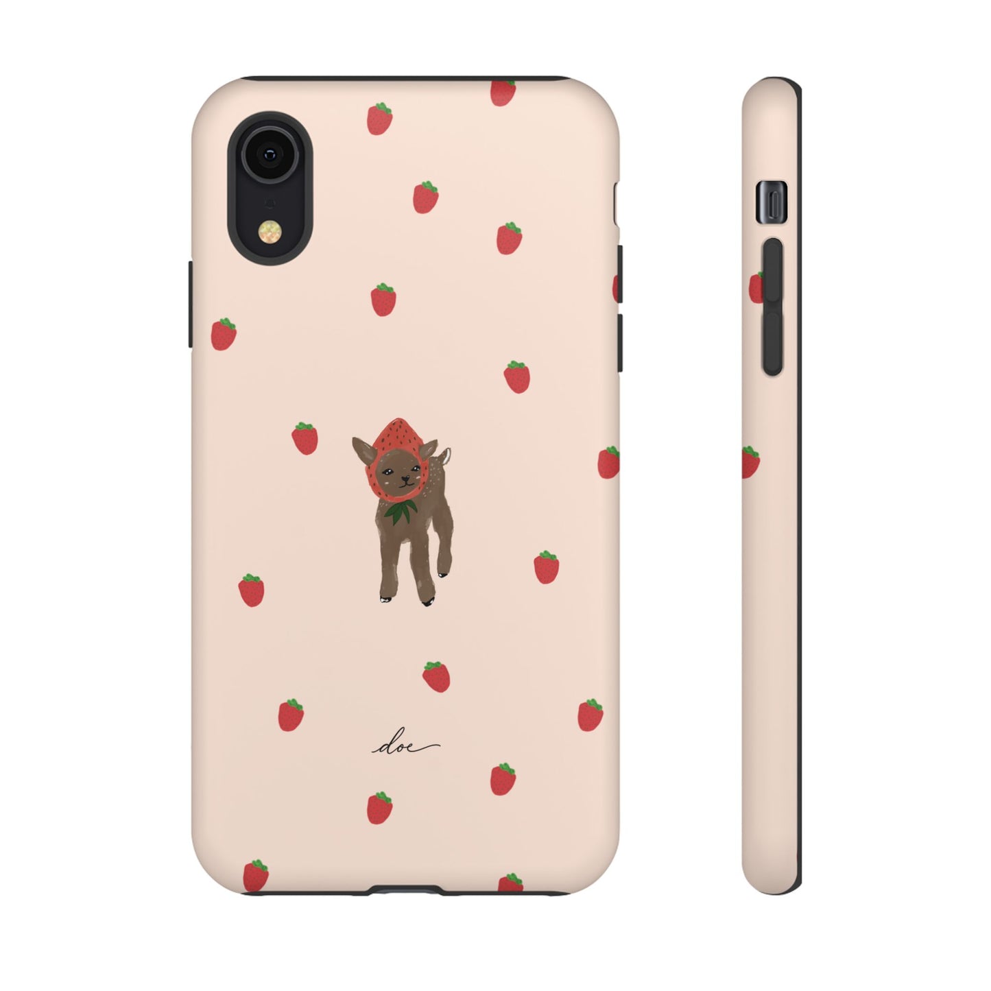 Strawberry Fawn iPhone Case