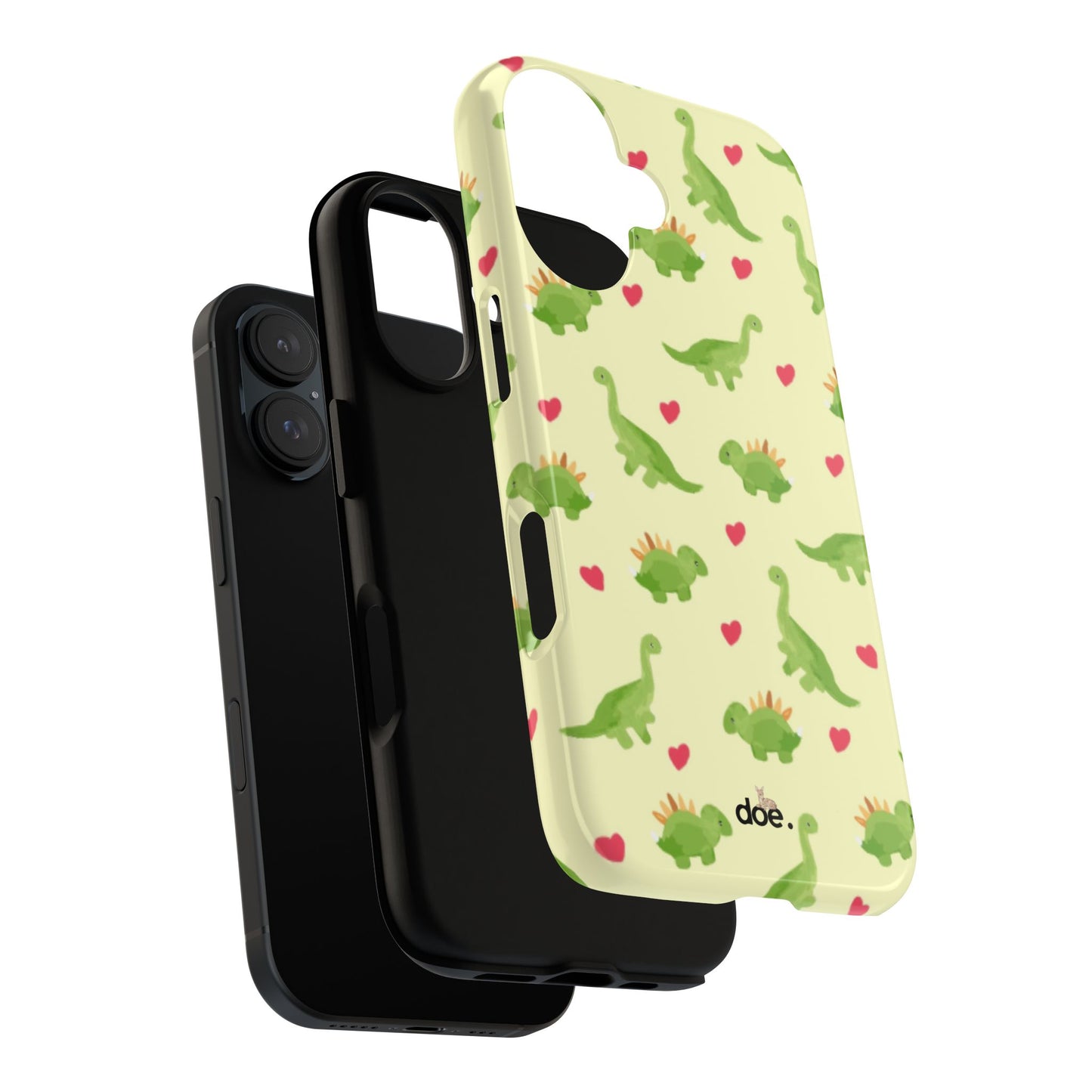 Dino Doodles iPhone Case