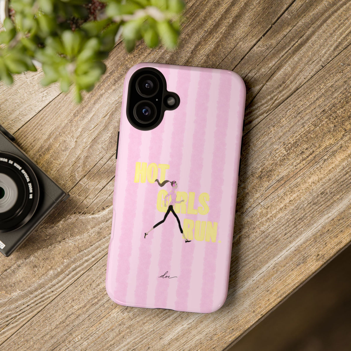Hot Girls Run iPhone Case