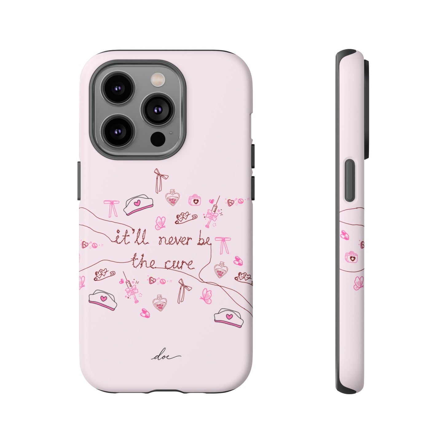 Never The Cure iPhone Case