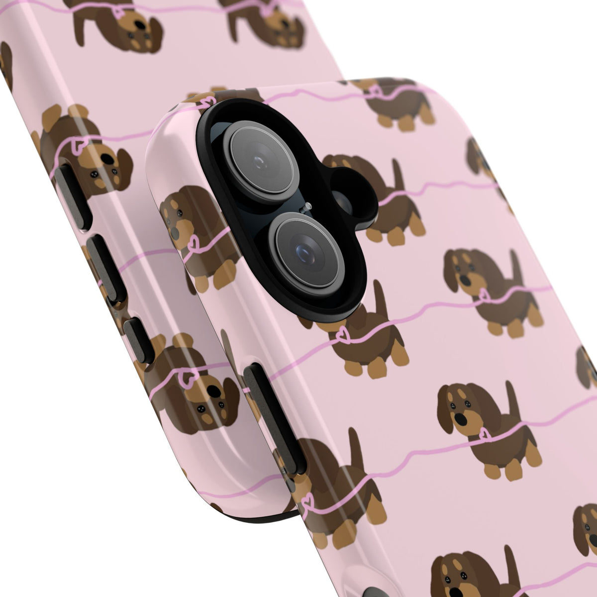 Pink Dachshunds iPhone Case